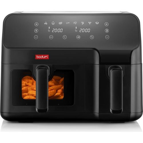 Bodum MELIOR Luftfritteuse L, 2 Fächer 5,1 L & 3,2 L, 2700 W