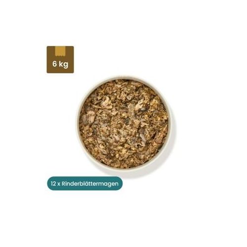 haustierkost.de Rinderblättermagen Frostfutter 12 x 500 g