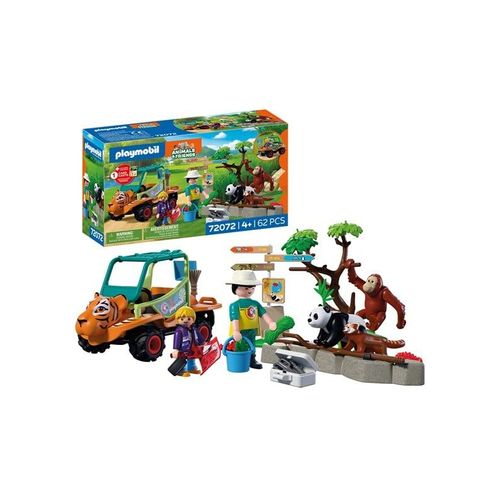 Playmobil - Zoo: Tierpfleger mit Fahrzeug