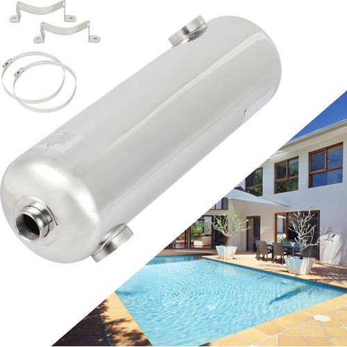Aopunly Poolheizung 60KW Edelstahl Wärmetauscher Schwimmbadheizung