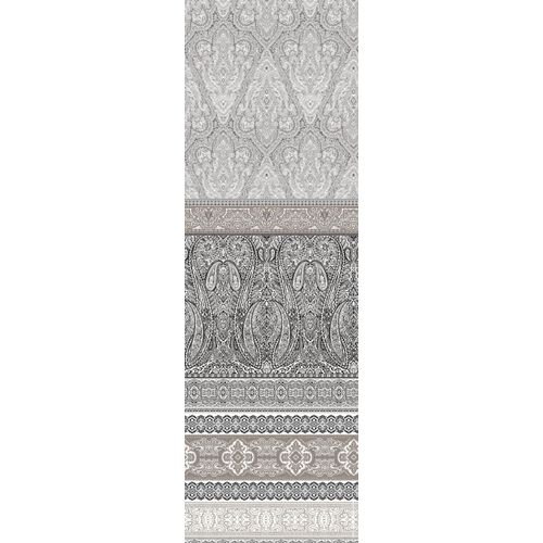 Plaid FLEURESSE "Plaid", grau (grau, weiß), B:180cm L:270cm, Baumwolle, Wohndecken, Plaid, Mako Satin, in Gr. 180x270 cm, Plaid