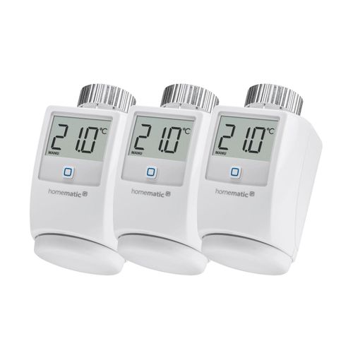 HOMEMATIC IP Heizkörperthermostat "Heizkörperthermostat 3er Set", weiß, B:31cm H:12cm T:37cm, Heizkörperthermostate