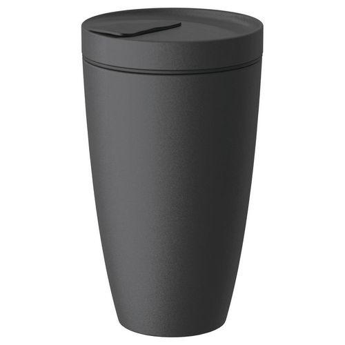 Villeroy & Boch Kaffeebecher Manufacture Rock, Schwarz, Keramik, 350 ml, Kaffee & Tee, Tassen, Kaffeebecher