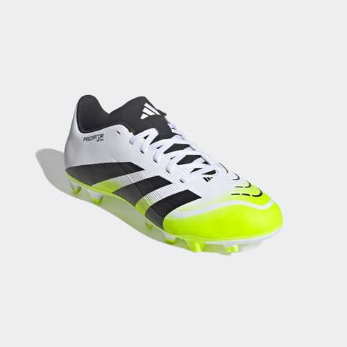 Fußballschuh ADIDAS PERFORMANCE "PREDATOR CLUB FÜR KUNSTRASEN, HART- UND ASCHENPLÄTZE", Herren, Gr. 44,5, bunt (cloud weiß, core schwarz, lucid lemon), Synthetik, Schuhe Fußballschuh, geeignet für Rasen- und Kunstrasenplätze