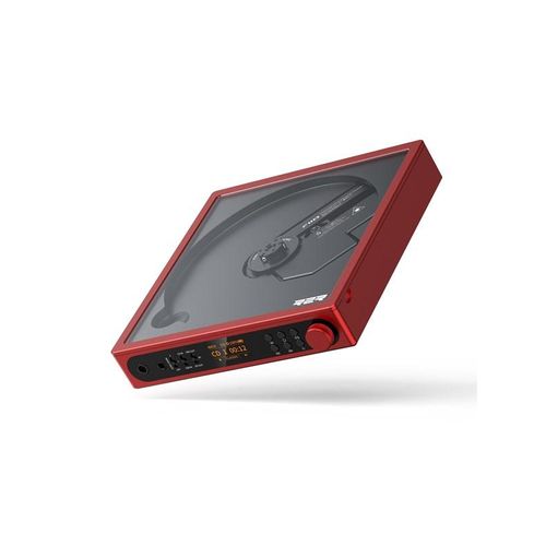 FiiO DM15 R2R - Portable CD Player - 24-Bit R2R DAC - Bluetooth - Red