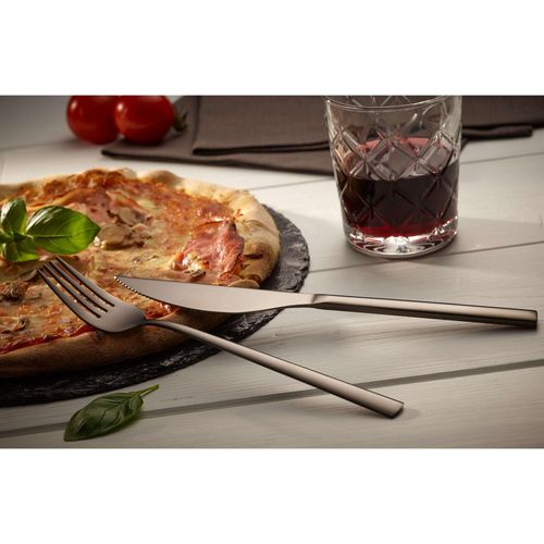 Pizzabesteck Set "Bari" 8tlg - schwarz