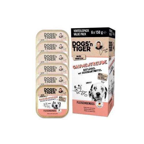 Dogs'n Tiger Gaumenfreude Multibox Geflügel 24x150 g