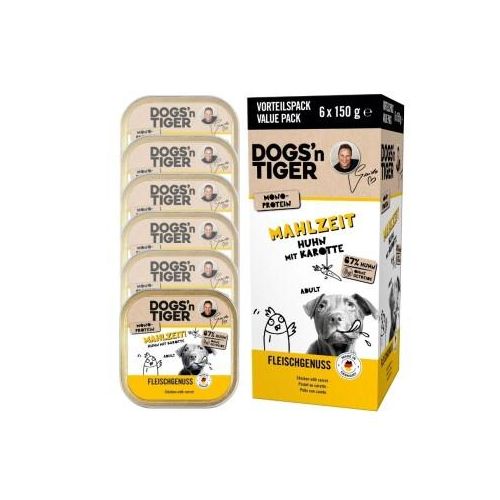 Dogs'n Tiger Mahlzeit Multibox Huhn & Karotte 24x150 g