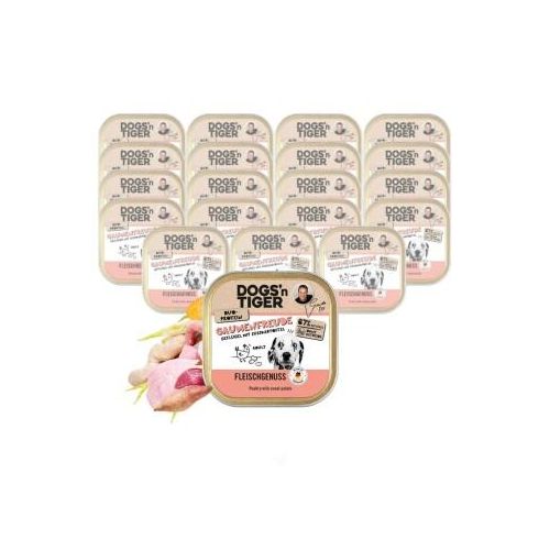 Dogs'n Tiger Gaumenfreude Schale Geflügel 20x150 g
