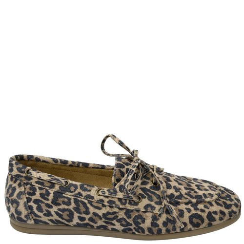 Damen Loafer mit Leo-Optik