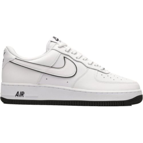 Nike Air Force 1 '07 Low White Black Outline Swoosh - EU: 45.5