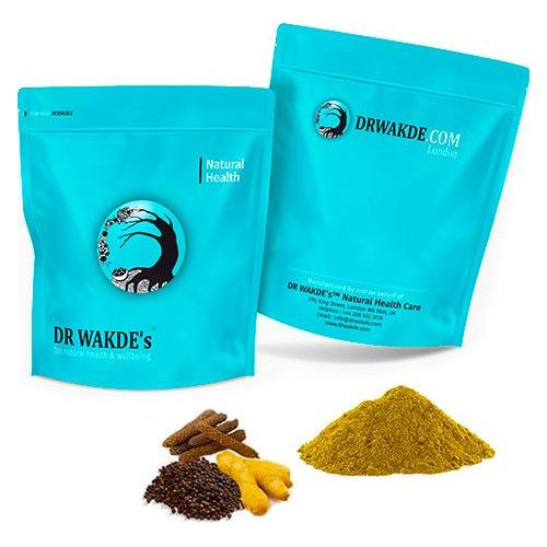 DR WAKDE'S Trikatu Churna Pulver - 1 kg (2,2 lb) | Mischung aus 3 Getrockneten Gewürzen | Ingwer, Schwarzer Pfeffer & Langer Pfeffer | Pflanzlich