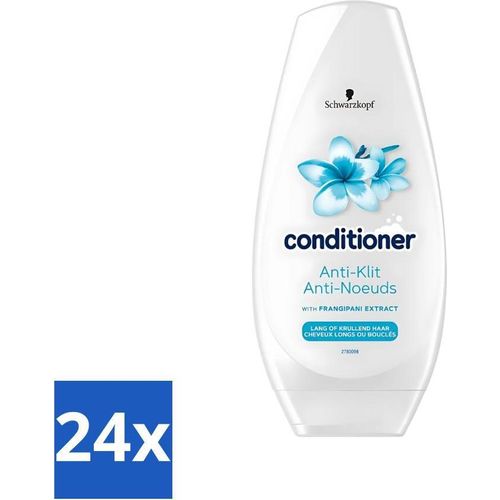 Schwarzkopf – Spülung – Anti-Knoten – Für langes oder lockiges Haar – 250 ml - Vorteilspack - 24 Stücke