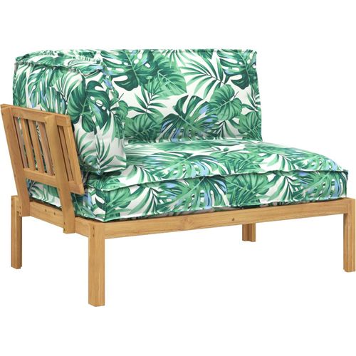 Sofa Set Blatt Blattmuster 133 x 92 x 69 cm Massivholz Akazie