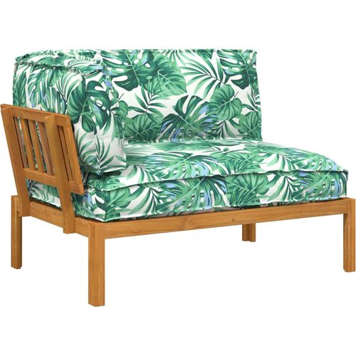 Sofa Set Blatt Blattmuster 133 x 92 x 69 cm Massivholz Akazie