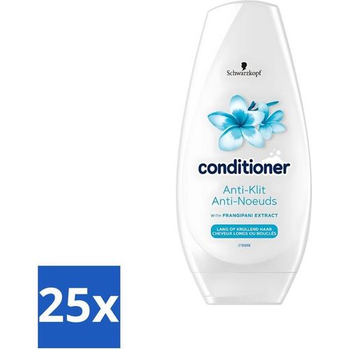 Schwarzkopf – Spülung – Anti-Knoten – Für langes oder lockiges Haar – 250 ml - Vorteilspack - 25 Stücke