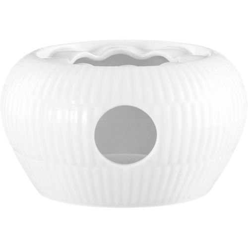 Stövchen SELTMANN WEIDEN "Amina", weiß, H:7cm Ø:12,8cm, Porzellan, Stövchen, Stövchen, Teekannen-/Kaffeekannen Wärmer, Teelichthalterung
