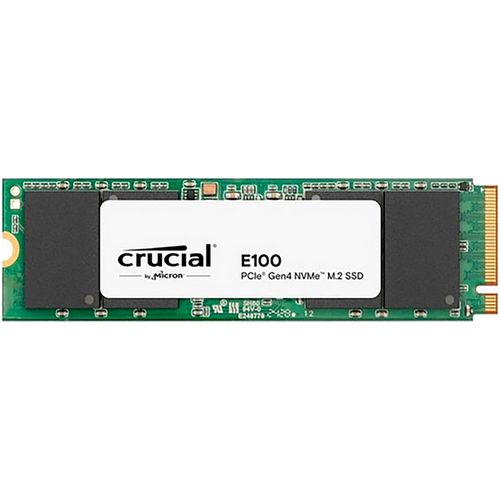 CRUCIAL interne SSD "E100", grün, 1000 GB, Schreibgeschwindigkeitmaximal 4500 MB/s Lesegeschwindigkeitmaximal 5000 MB/s, Festplatten