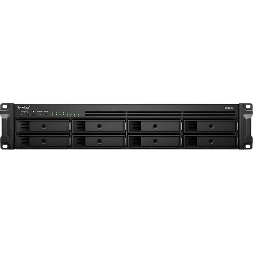 SYNOLOGY NAS-Server "RS1221RP+ 8-Bay NAS-Rackmount", silber (schwarz, silberfarben), 4 GB, NAS-Server, NAS-Server