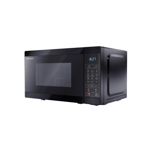 Sharp YC-MG02E-B - microwave oven with grill - freestanding - black
