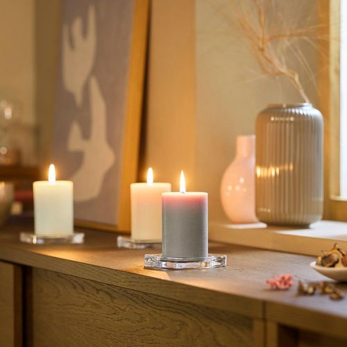 LOTSFÅGEL duftende Blockkerze