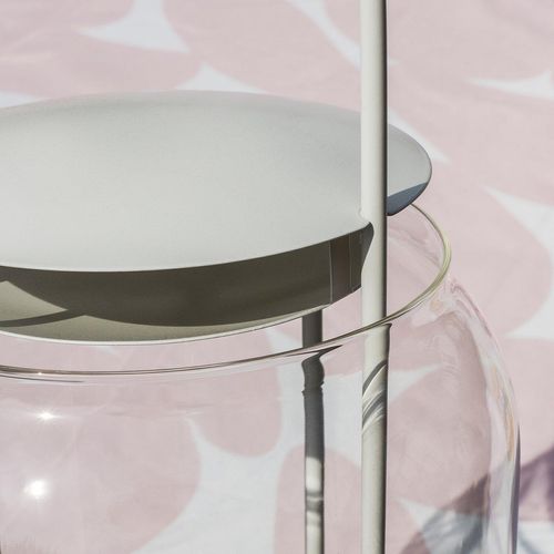 TOFSAND Laterne für Blockkerze innen/außen