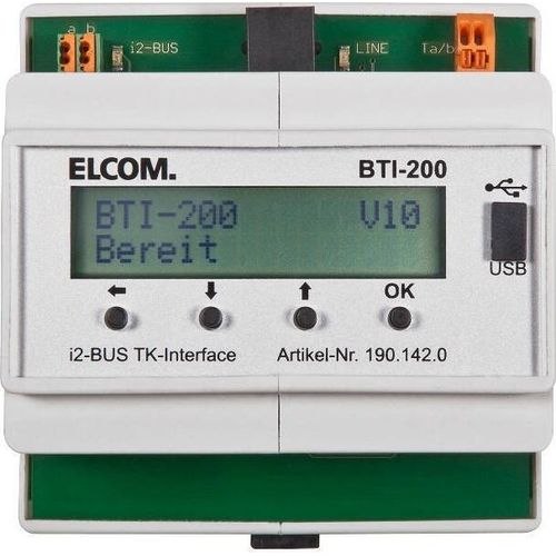 Elcom BUS Anbindung an Telefonanlage -Anbindung Netzwerk BTI-200
