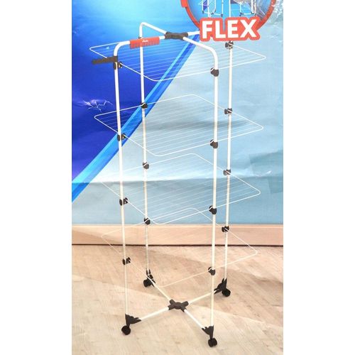 Vileda Mixer 4 Wäscheständer, 40 m Leinenlänge, Turmwäscheständer