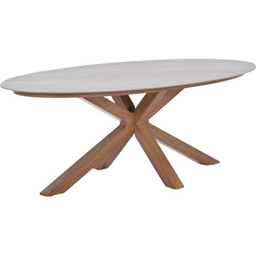 Scotland Tisch - 230x115 cm - light teaklook - Centostone Napoli sand