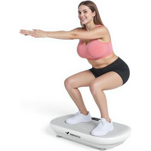 Vibrationsplatte Trainingsgerät – Vibrationsplattform mit Bluetooth, für Ganzkörpertraining, Fettverbrennung, Muskelaufbau, bis 200 kg