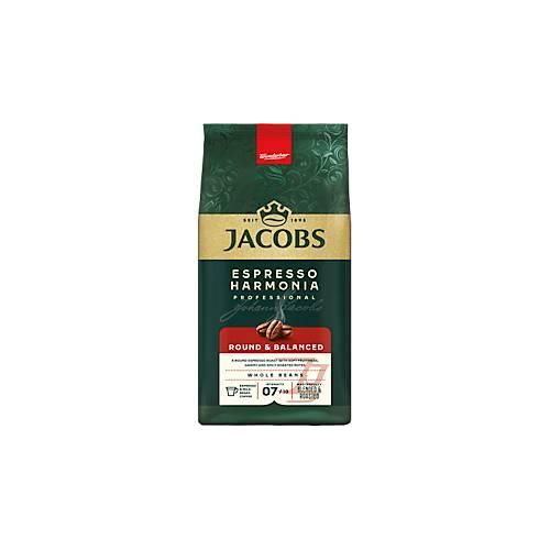 Jacobs Krönung Bohnenkaffee Espresso Harmonia, ganze Bohnen, Stärke 7/10, Tüte mit 1 kg