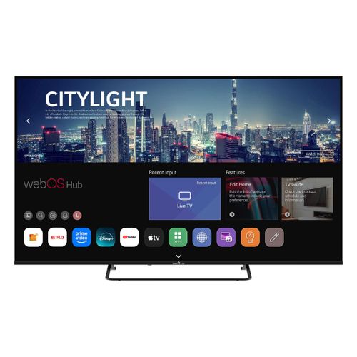 Smart Tech 55UW02K3, 55" (139 cm) LED-UHD-Smart-WebOS-Fernseher, YouTube, Netflix, Amazon Prime Video, Disney+, DAZN, TED usw.