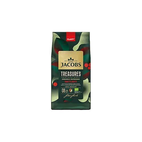 Jacobs Krönung Bohnenkaffee Treasures Expresso, ganze Bohnen, Stärke 8/10, Tüte mit 1 kg