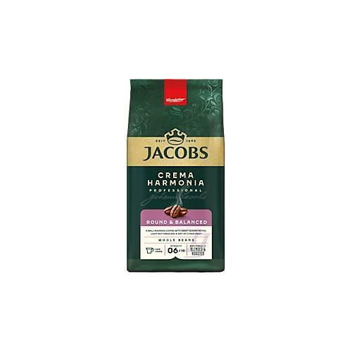 Jacobs Krönung Bohnenkaffee Crema Harmonia, ganze Bohnen, Stärke 6/10, Tüte mit 1 kg