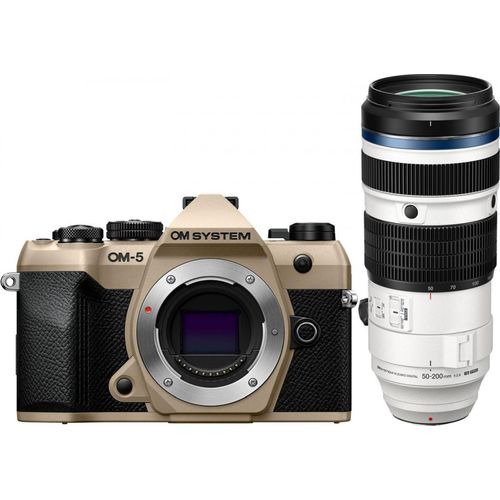 OM System OM-5 Mark II beige + OM System M.Zuiko ED 50-200mm f2,8 PRO