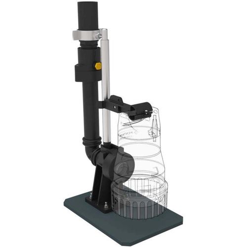 Jung Pumpen Einbauset Easyfix 32 Single JP50308 32 Single, für Kellerentwässerungs- und Drainagepumpen