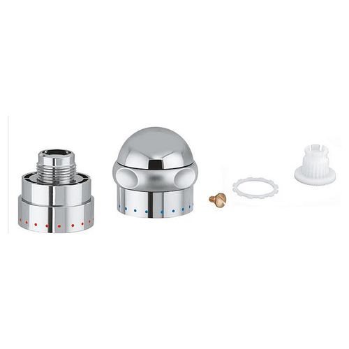 Grohe Griff 1/2" für Sentosa 45538IP0 1 Griff, Markierung blau/rot chrom/mattchrom
