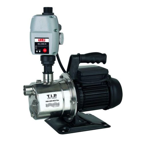 T.I.P. HWA 4400 INOX Hauswasserautomat - Edelstahl 31192, 4.250 l/h, 44 m Förderhöhe, 900 W, Trockenlaufschutz
