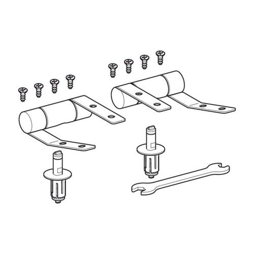 Geberit Scharnier-Set 598181000 für WC-Sitz