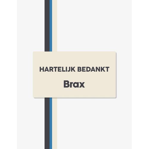 BRAX Unisex DIGITALE CADEAUBON, hartelijk bedankt, maat