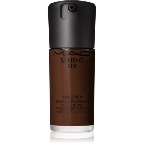 MAC Cosmetics Studio Fix Fluid SPF 15 24HR Matte Foundation + Oil Control fond de teint matifiant SPF 15 teinte NW63 30 ml