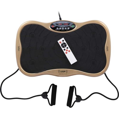 HMS Fitness Vibroplatte SVP01 Gold Vibrationsplatte