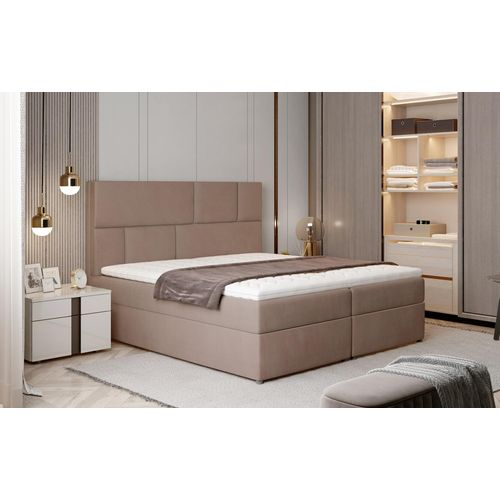 Luxus Designer Polsterbett Bett Betten Designerbett Boxspring Textil 180x200