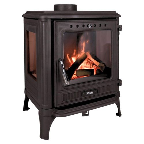 365® Kaminofen Ferrox 55 Panorama 7 kW Gusseisen A+