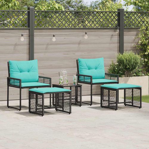"Neues Produkt" Gartenmöbel Set mit Kissen - Stahl - Sitzgruppe V2839