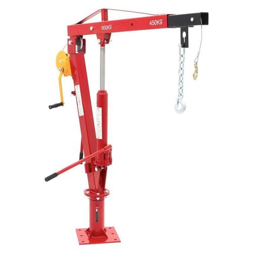 HBM 900 Kilo Hydraulik-Anhängerkran, Ladekran