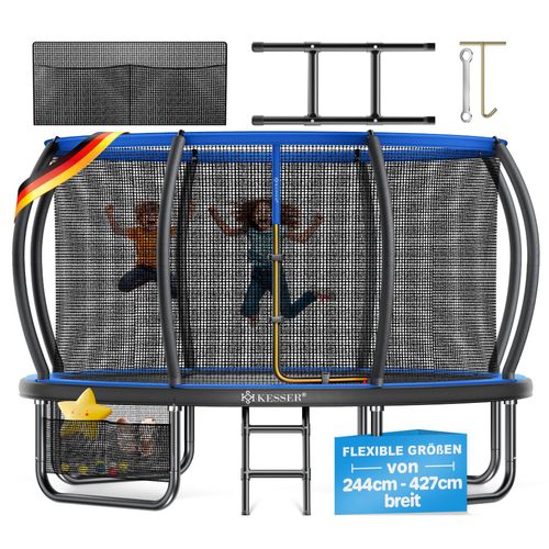 KESSER® Trampolin Outdoor Gartentrampolin für Kinder & Erwachsene