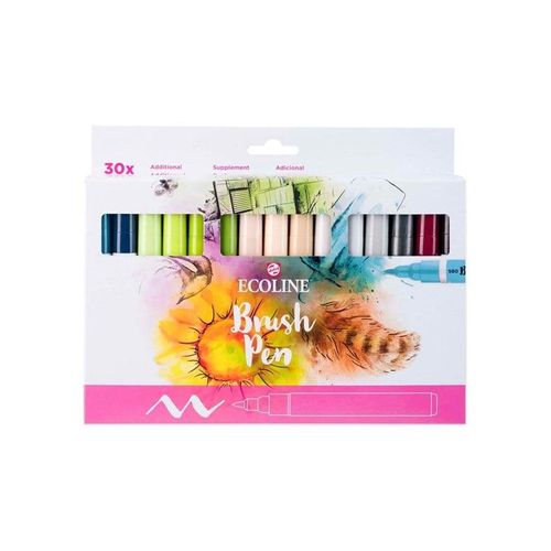 Bruynzeel Ecoline Brush Pen Set Additional 30 Colors