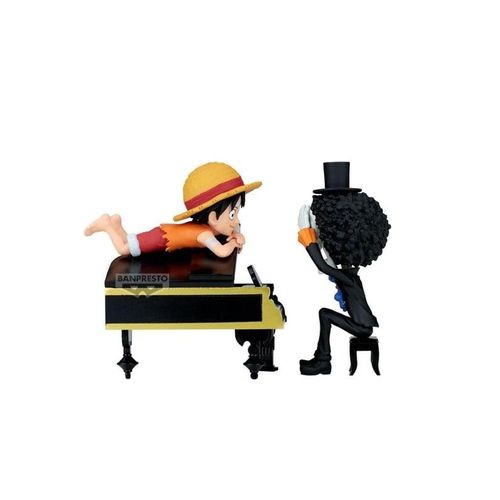 Banpresto - One Piece - Monkey D. Luffy & Brook (Collectable Figure Log Stories) - Figur