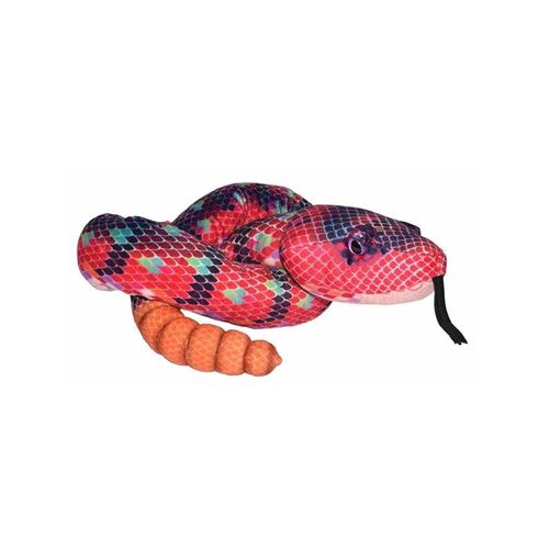 Wild Republic Plush Toy Snakes 137 cm Red Green